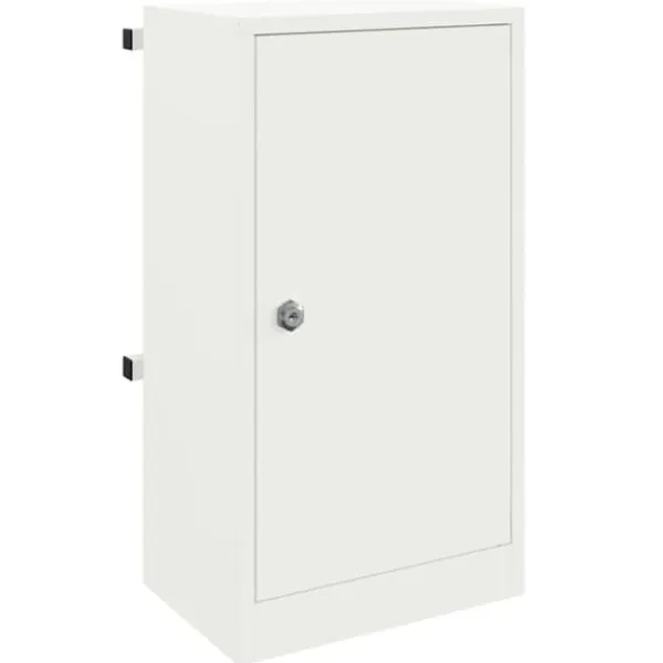 New Modern stålbrevlåda - Vattentät och säker med lås | Färg: Vit | Storlek: 30x23x55 cm Postlådor & Brevlådor