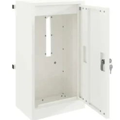 New Modern stålbrevlåda - Vattentät och säker med lås | Färg: Vit | Storlek: 30x23x55 cm Postlådor & Brevlådor