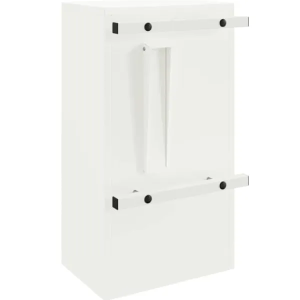 New Modern stålbrevlåda - Vattentät och säker med lås | Färg: Vit | Storlek: 30x23x55 cm Postlådor & Brevlådor