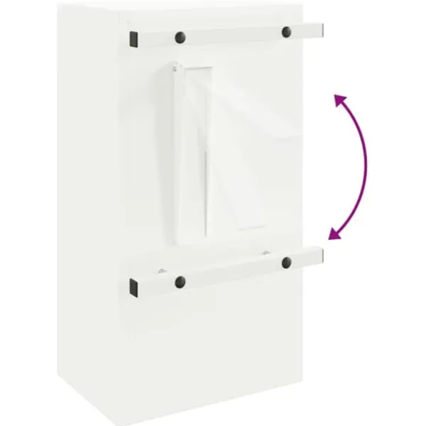 New Modern stålbrevlåda - Vattentät och säker med lås | Färg: Vit | Storlek: 30x23x55 cm Postlådor & Brevlådor