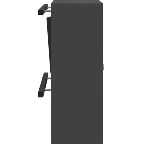 Discount Modern stålbrevlåda för utomhusbruk | Färg: Svart | Storlek: 30x23x55 cm Postlådor & Brevlådor
