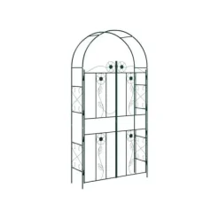 Outlet Modern trädgårdsbåge - - Grön - 6.93 kg - Robust järn - Rektangulär design - Traditionell stil Valvbågar, Spaljéer, Bersåer & Pergolor