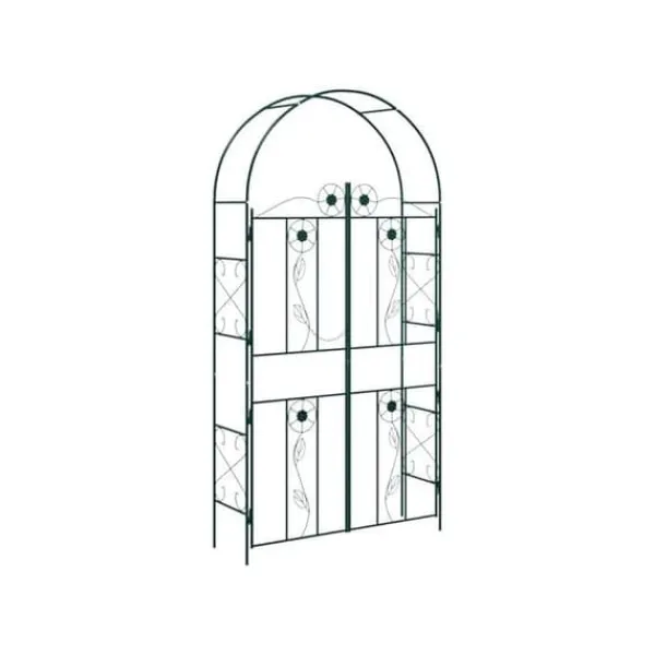 Outlet Modern trädgårdsbåge - - Grön - 6.93 kg - Robust järn - Rektangulär design - Traditionell stil Valvbågar, Spaljéer, Bersåer & Pergolor