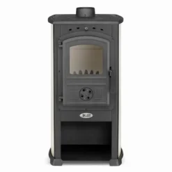 Clearance Modern vedspis - gjutjärns kokplatta - 10 kW effekt - upp till 100 m² Vedeldade Kaminer