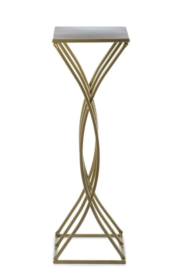 New Modernt blomsterställ, guld, 75 cm Krukor & Växtbehållare