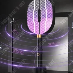 Online Moskito-lampa - TD® - Två-i-ett - Elektrisk chock - Vit färg - USB-uppladdningsbar Flugsmällor