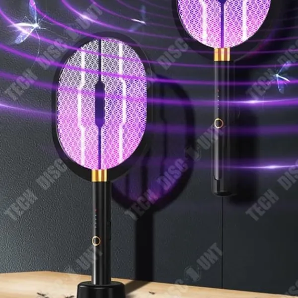 Online Moskito-lampa - TD® - Två-i-ett - Elektrisk chock - Vit färg - USB-uppladdningsbar Flugsmällor