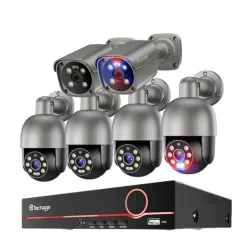 Best 8MP Säkerhetskamerasystem, Nattsyn, AI-detektering, Tvåvägsljud, Säkerhetsmonitorer & Videokameror