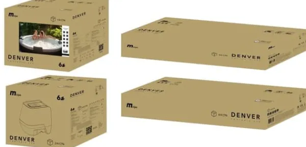Outlet MSpa F-DE066W Denver Frame Spa & Utomhusbad