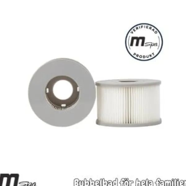 New M-Spa Filter 2-Pack Comfort-Serien Pool- & Spatillbehör