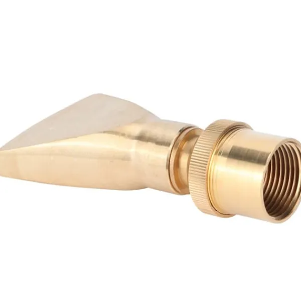 Mässing Smalt Fläktvattenfontänmunstycke Spruthuvud Justerbar Dammspridare G1 Utvändig Gänga
