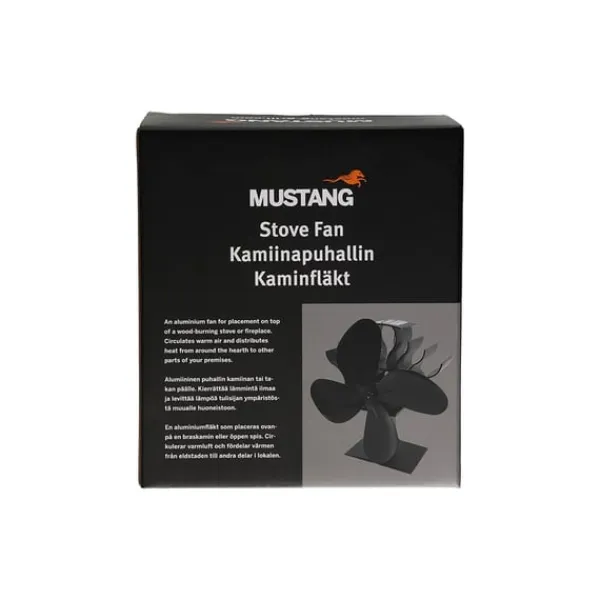 New Kaminfläkt med 4 Blad 150 CFM Tillbehör Till Vedeldade Kaminer & Öppna Spisar