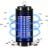 Mygga-avskräckande lampa - LED - 110V - 3W - 12x12x27 cm - Attraherar och dödar insekter