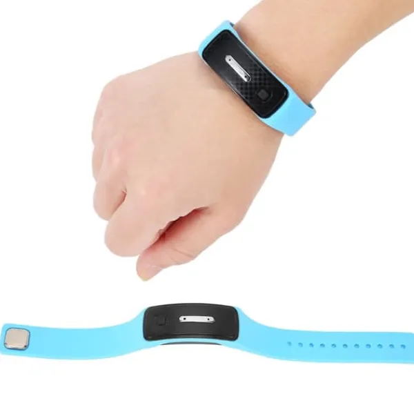 Discount Myggavvisande Armband USB Laddande Ultraljuds Myggavvisande Armbandsklocka Blå Insektsmedel & Djuravvisande Medel