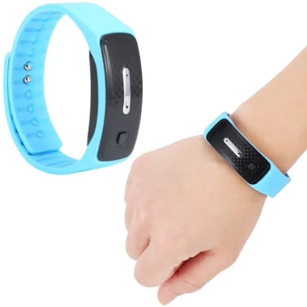 Discount Myggavvisande Armband USB Laddande Ultraljuds Myggavvisande Armbandsklocka Blå Insektsmedel & Djuravvisande Medel