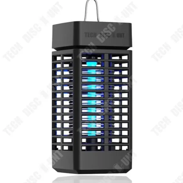Myggavvisande lampa - TD® - LED - Svart - Elektrisk stöt - Ultrasound