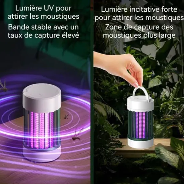 Best Myggfångare - TD® - Uppladdningsbar - Tyst - LED - Myggfälla Insektsmedel & Djuravvisande Medel