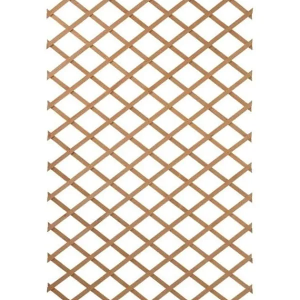 Clearance NATUR Förlängningsbar trälist 100x300cm - Brun Valvbågar, Spaljéer, Bersåer & Pergolor