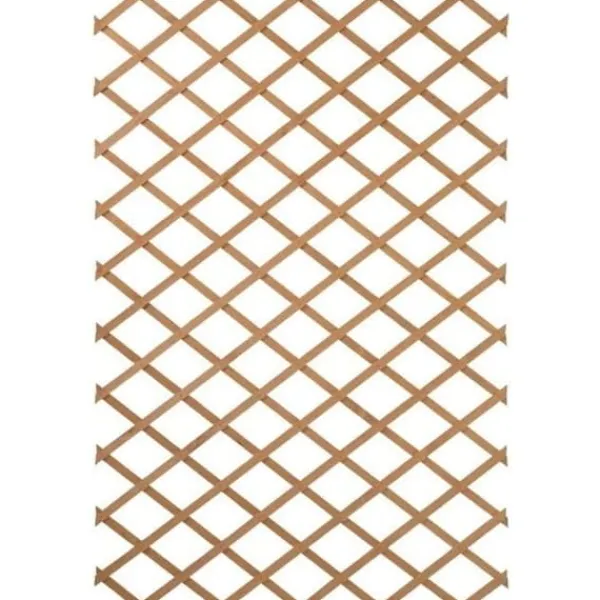 Discount Nature Trädgårdstaket 50 x 150 cm Naturligt trä Valvbågar, Spaljéer, Bersåer & Pergolor