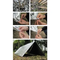 Sale nödfilt Survival Rescue First Aid Folie Termisk filt 130x210cm Beredskapsplaner