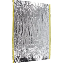 Nödtält Återanvändbart hopfällbart lätt PET-aluminiumfilm Termisk filt Överlevnadsskydd för vandring och camping Beredskapsplaner