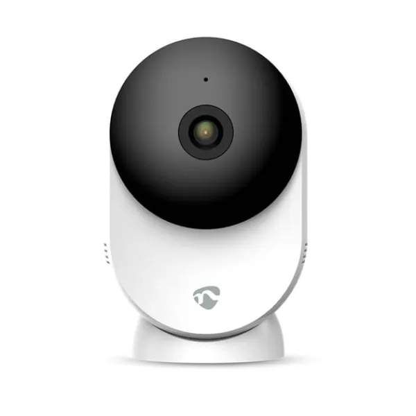 Nedis SmartLife Inomhus Kamera | 3MP Full HD 1296p | microSD (ingår inte) / Molnlagring (tillval) / Onvif | Med rörelsesensor | Nattsikt | Vit Säkerhetsmonitorer & Videokameror