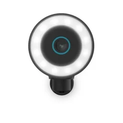 Nedis SmartLife Utomhus Kamera | Spotlight | 4K / 3840x2160 | IP65 | microSD (ingår inte) / Molnlagring (tillval) / Onvif | 5 V DC | Med rörelsesensor | CDON Säkerhetsmonitorer & Videokameror