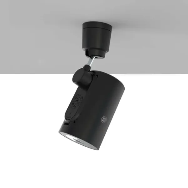 Nedis SmartLife Utomhus Kamera | Spotlight | 4K / 3840x2160 | IP65 | microSD (ingår inte) / Molnlagring (tillval) / Onvif | 5 V DC | Med rörelsesensor | CDON Säkerhetsmonitorer & Videokameror