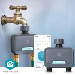 Online Nedis SmartLife Vattenkontroll | Bluetooth® | Batteridriven | IP54 | Maximalt vattentryck: 8 Bar | Android™ / IOS Bevattning
