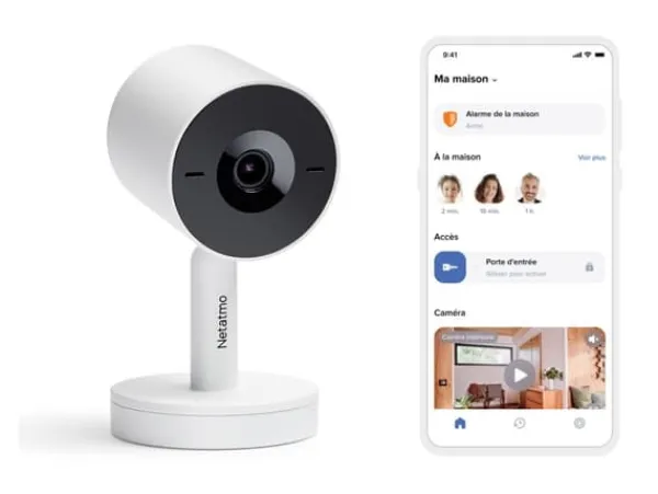 Sale Netatmo ADVANCE - Nätverksövervakningskamera - inomhusbruk - färg (Dag&Natt) - 4 MP - 2560 x 1440 - 2K - ljud - trådlös - Wi-Fi - Bluetooth LE Säkerhetsmonitorer & Videokameror