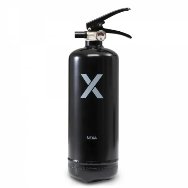Outlet Nexa brandsläckare, 2 Kg ABC-pulver (Svart) Brandsläckare