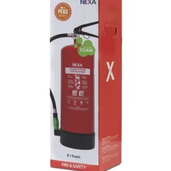 Discount Nexa Brandsläckare Skum Röd 6L 21A 144B Brandsläckare