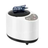 Ångbastu, 1000W Effekt, 0,66 Gallon Kapacitet, 220V Spänning, 5-95 min Timer, Anti-elektrisk Chock Säkerhet Bastu