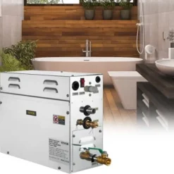 Sale Ånggenerator, 6kW bastuånggenerator med LED digital display, 39.5x15.3x31.3 cm, rostfritt stål Bastu