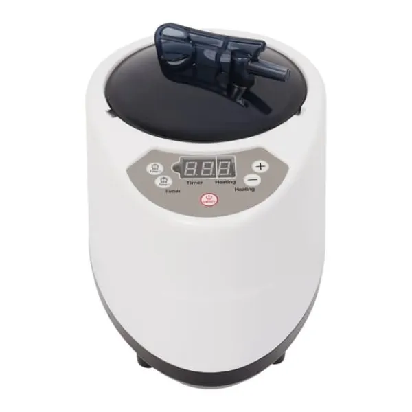 Discount Ångmaskin för bastu, 1000W effekt, 3L kapacitet, 9 temperaturnivåer, timer 5-95 minuter, fjärrkontroll Bastu