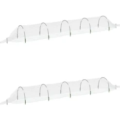 Outlet Nättunnlar i glasfiber och PP - 2-pack för växtskydd | Storlek: 1,5x5 m Krukor & Växtbehållare