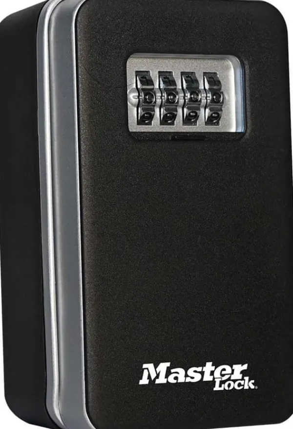 Best Nyckelskåp - MASTER LOCK - 5410EURD - Medium Storlek - Lock« med huva » - 4-siffrig kod - Kropp i aluminium 75 mm Kassaskåp