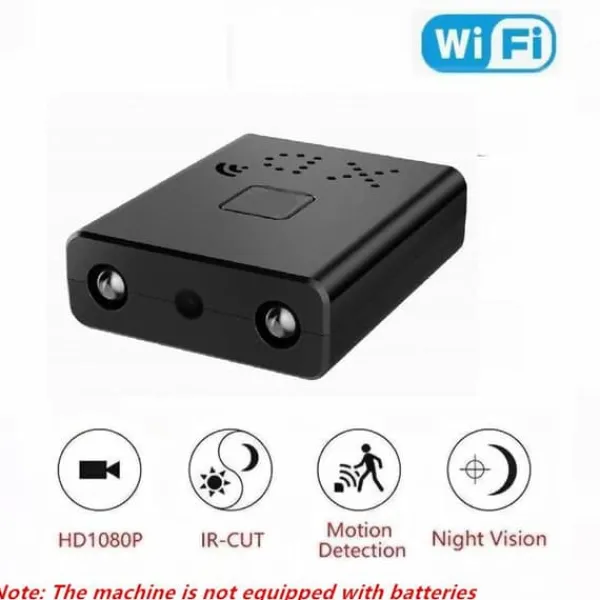 Best OBOSOE Batteridriven HD Säkerhetskamera - Nattseende & Rörelsedetektering | Portabel Bebisövervakare för Bil, Hem och Kontor | WiFi-version Säkerhetsmonitorer & Videokameror