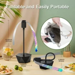 New OBOSOE Flugfångare / Fläkt mot Flugor (2-pack) – Insektsavvisande Bordfläkt för Utomhus & Inomhusbruk Insektsmedel & Djuravvisande Medel
