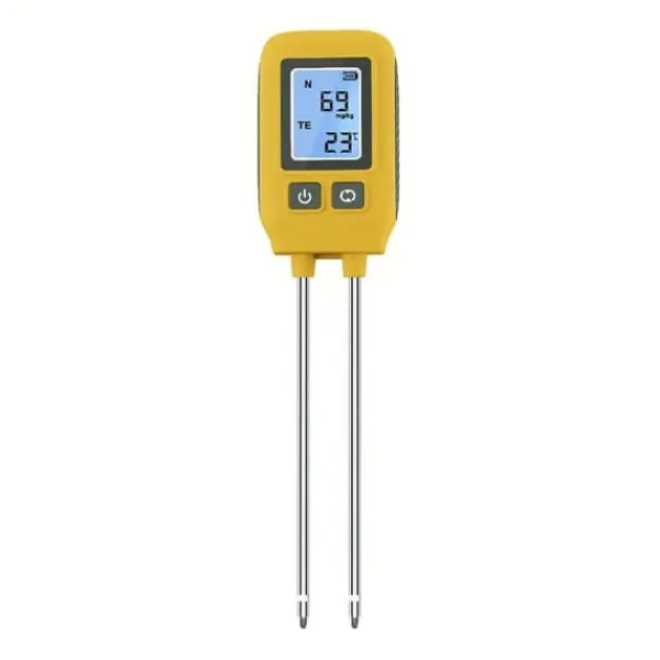 Discount OBOSOE 4-i-1 Jordmätare – PH-mätare, NPK, Fuktighet och Temperatur med LCD Display för Trädgård, Växter och Växthus Trädgårdsverktyg