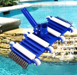 Outlet OBOSOE Pooldammsugare - Poolsugetsug med hjul - Flexibel bottenborste för poolrengöring, universell anslutning Pool- & Spatillbehör
