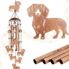 Discount OBOSOE Tax Vindspel för Utomhusbruk – Metall Wind Chimes, Trädgårdsdekoration & Gåva för Hundälskare Vinddekoration