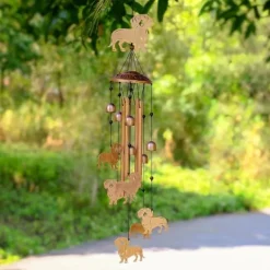 Discount OBOSOE Tax Vindspel för Utomhusbruk – Metall Wind Chimes, Trädgårdsdekoration & Gåva för Hundälskare Vinddekoration