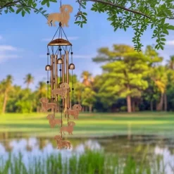 Discount OBOSOE Tax Vindspel för Utomhusbruk – Metall Wind Chimes, Trädgårdsdekoration & Gåva för Hundälskare Vinddekoration