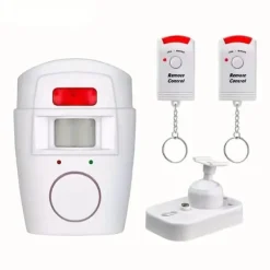 Online OBOSOE Trådlöst Larm med Rörelsesensor – Inbrottslarm med 2 Fjärrkontroller, För Hem, Garage och Butiker Hemlarmsystem