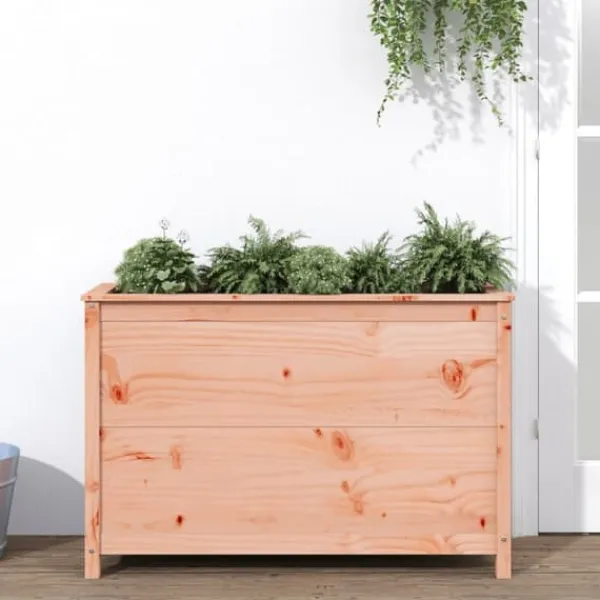 vidaXL Odlingslåda på ben 119,5x40x78 cm massivt douglasträ