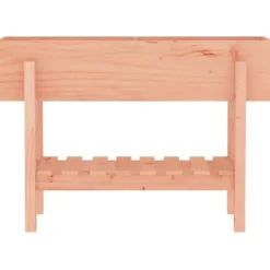 Best Odlingslåda på ben 101x30x69 cm massivt douglasträ Planteringsbänkar