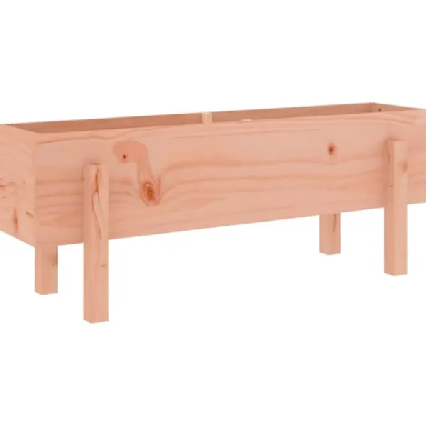 Sale Odlingslåda på ben 101x30x38 cm massivt douglasträ Planteringsbänkar