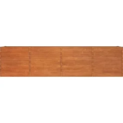 Hot Odlingslåda rostig 320x80x77 cm rosttrögt stål Planteringsbänkar