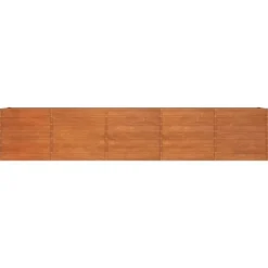Online Odlingslåda rostig 400x80x77 cm rosttrögt stål Planteringsbänkar